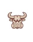 101 INC Нашивка 3D PVC Gasmask Bull Sand