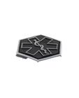 Paramedic Hexagon Rubber Patch Black