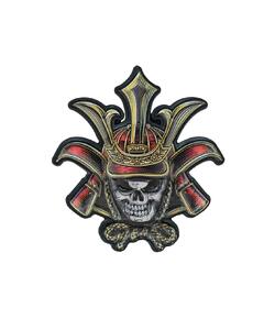 UV Skull Samurai Moral Patch