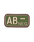 Нашивка Bloodtype Desert ABneg Green