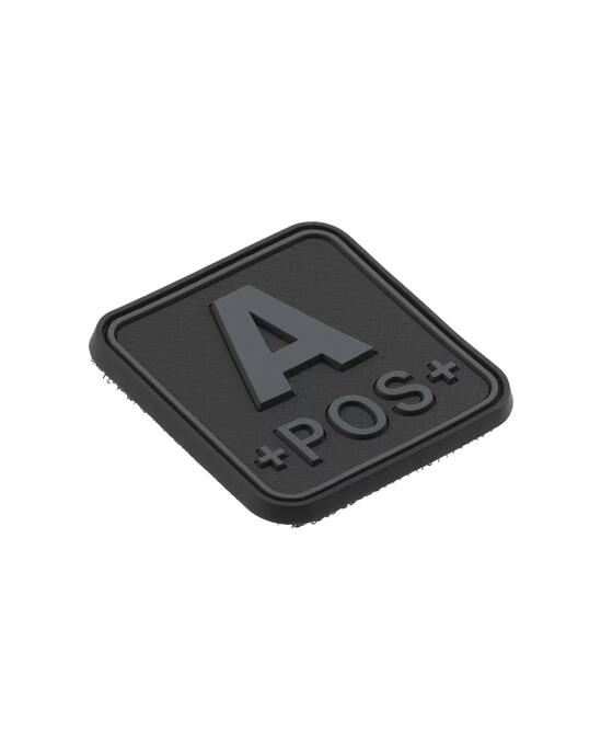 Нашивка Bloodtype Square Rubber Patch A+