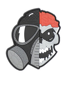 101 INC Нашивка Skull With Brains&Gasmask