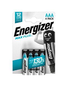 Batteries Energizer MAX PLUS AAA 1.5V 4 pack