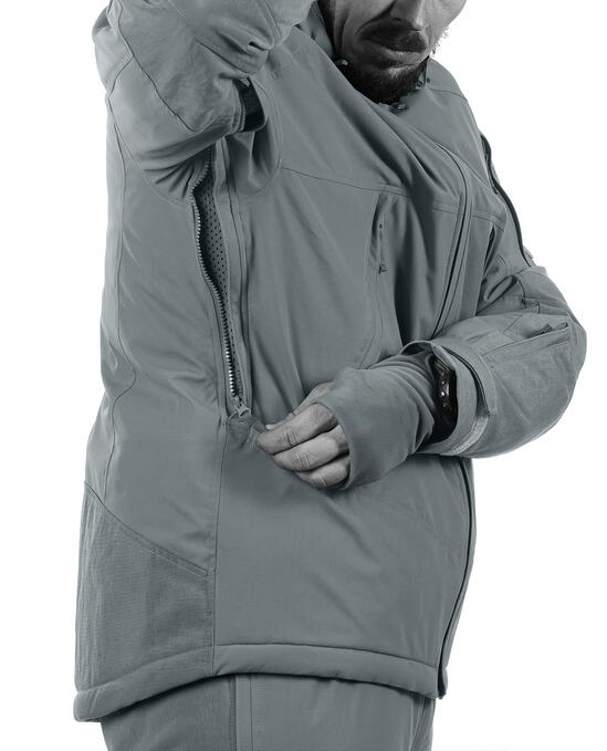 Тактическото зимно яке Delta OL 4.0 Steel Grey