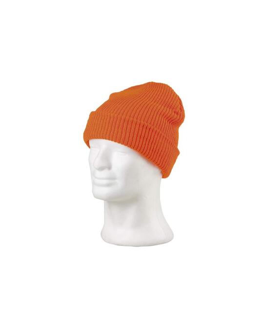 Acrylic Watch Cap Orange