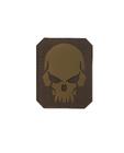 Pirate Skull Patch Brown