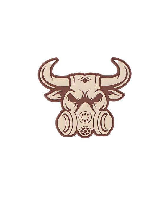 101 INC Нашивка 3D PVC Gasmask Bull Sand