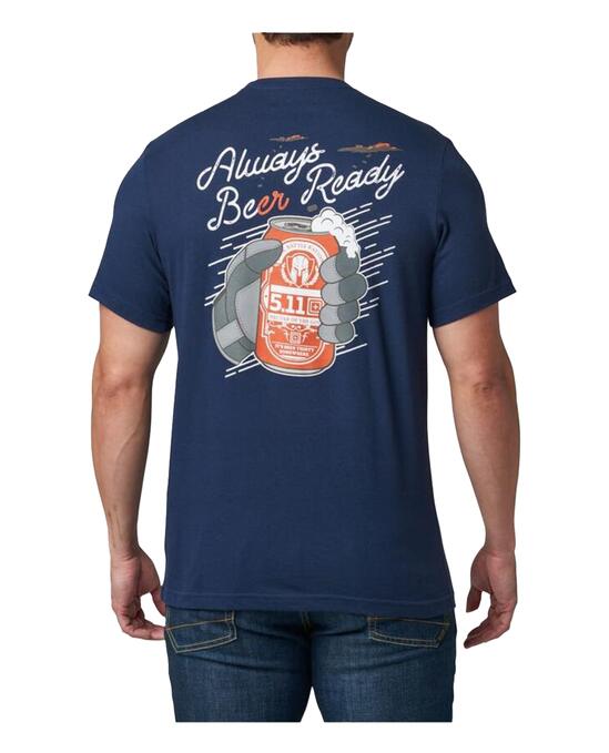 Always Beer Ready T-Shirt Pacific Navy