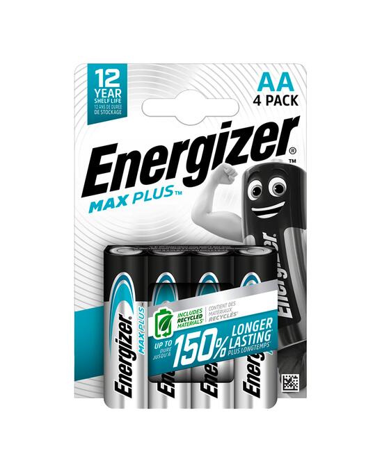 Energizer MAX PLUS AA 1.5V 4 pack