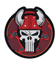 101 INC Punish Skull Bull Patch