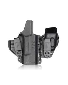 K-Master Claw Combo Holster Fits Glock 19 (Gen 1, 2, 3, 4,5 ) Black