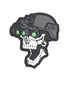 101 INC 3D PVC Night Vision Skull Patch