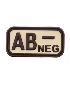 Нашивка Bloodtype Desert ABneg Khaki