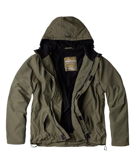 Windbreaker Zipper Jacket Olive