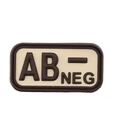 Нашивка Bloodtype Desert ABneg Khaki
