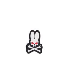Skull Bunny Patch White