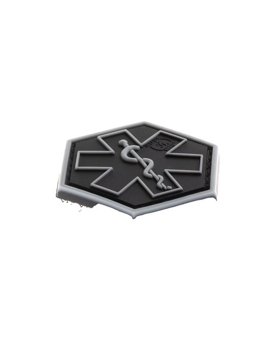 Paramedic Hexagon Rubber Patch Black
