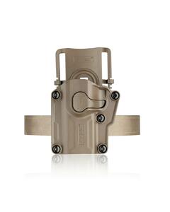 Mega-fit Holster Low Ride Belt Loop Fits Most Popular Full Size Khaki