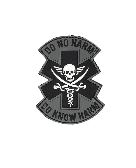 Нашивка Do no harm Black/Grey