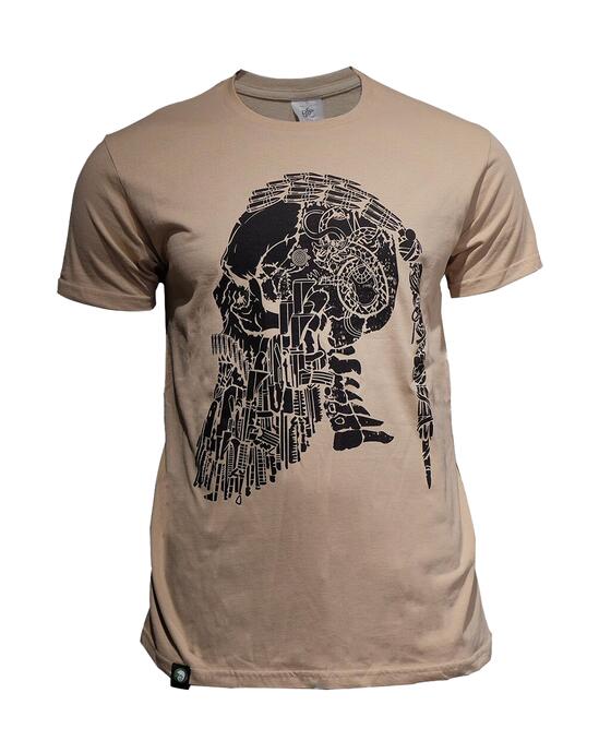 Camouflage Тениска Tactical Skull Viking Sand