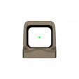 Бързомерец Osight - 3MOA Green Dot Dark Earth