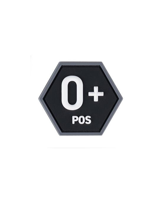 Нашивка Hexagon Blood Type O+ Positive