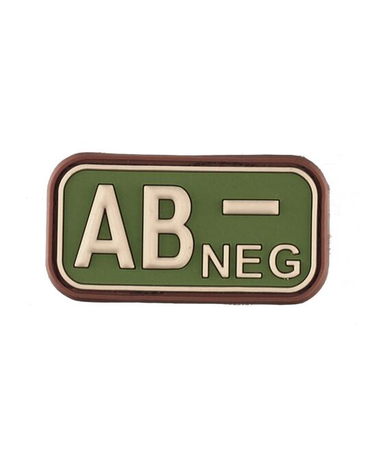 Нашивка Bloodtype Desert ABneg Green
