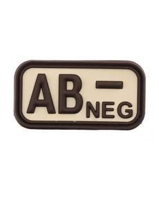 Нашивка Bloodtype Desert ABneg Khaki