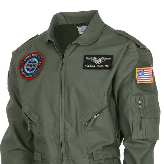 Fostex Пилотски костюм Flight suit  Green