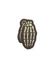 Bones Granade Patch Brown