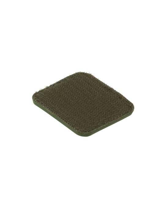 Нашивка Bloodtype Square Rubber Patch A+ Olive Green