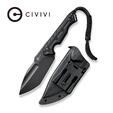 Maxwell Black G10 Handle fixed knife