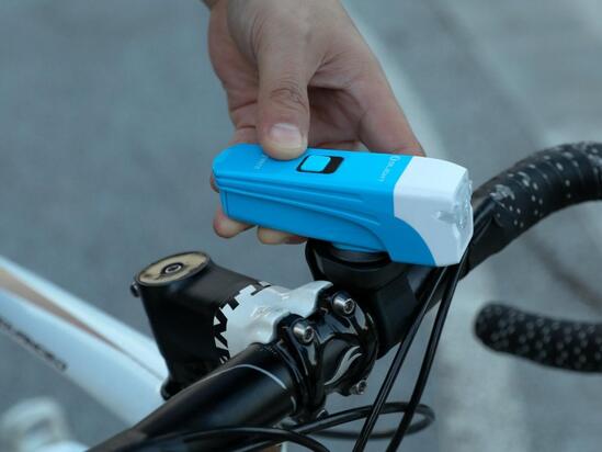 Bicycle Flashlight Wyvern 300lm Blue