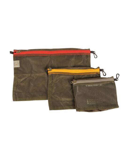 Комплект Модулни джобове Mesh Pocket Set Olive