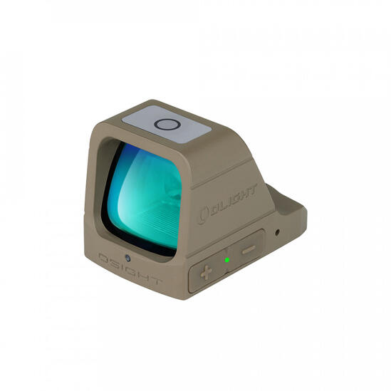 Бързомерец Osight - 3MOA Green Dot Dark Earth