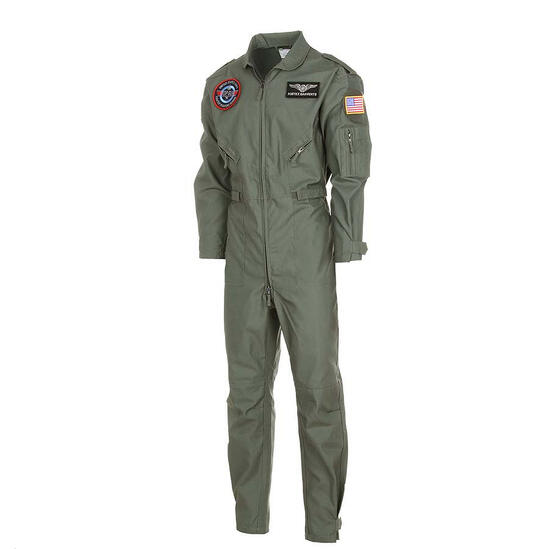 Fostex Пилотски костюм Flight suit  Green - side