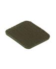 Bloodtype Square Rubber Patch 0 Pos Olive Green