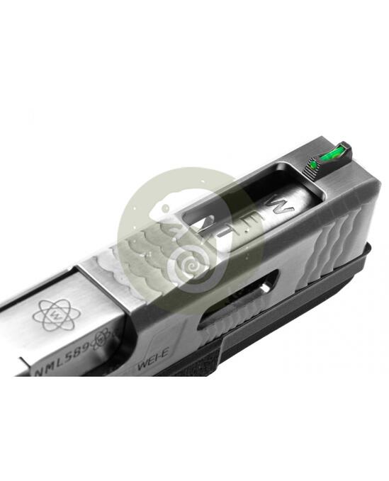 G-Force 18C SV Silver Barrel Metal Version GBB Black