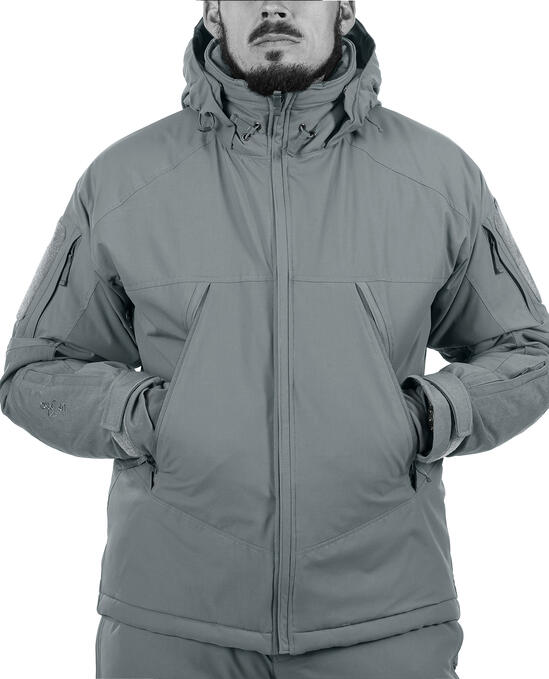 Тактическото зимно яке Delta OL 4.0 Steel Grey