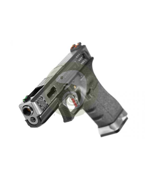 G-Force 18C SV Silver Barrel Metal Version GBB Black