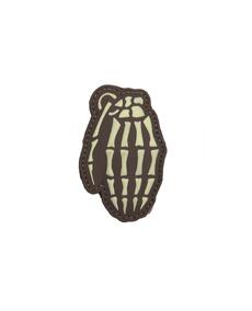 Bones Granade Patch Brown