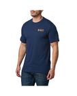 Off-Road Stripe T-shirt Pacific Navy