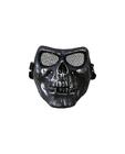 Half Face Skull Mask Black