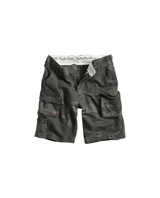 Trooper Shorts Black Camo