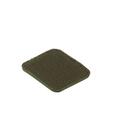 Нашивка Bloodtype Square Rubber Patch A+ Olive Green
