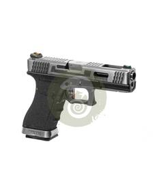G-Force 18C SV Silver Barrel Metal Version GBB Black