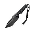 Maxwell Black G10 Handle fixed knife