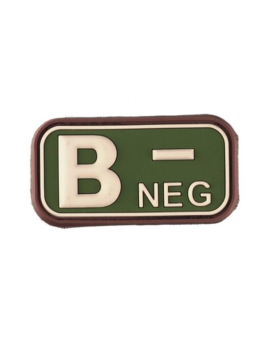 Нашивка Bloodtype Multicam Bneg Green