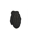 Bones Granade Patch Grey