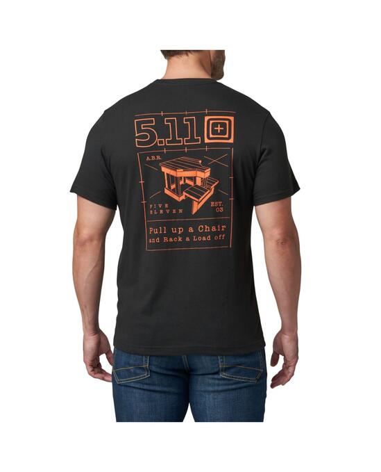 Pull Up A Chair SS Tee Black